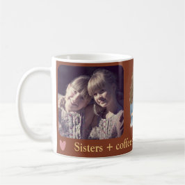 Caneca De Café Forever Sisters – Custom Photo Coffee Mug