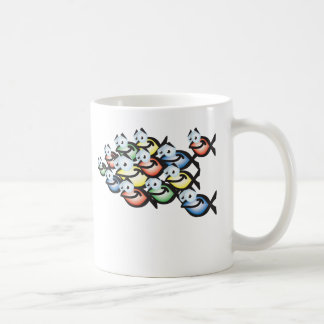 Caneca De Café forma cristã dos peixes