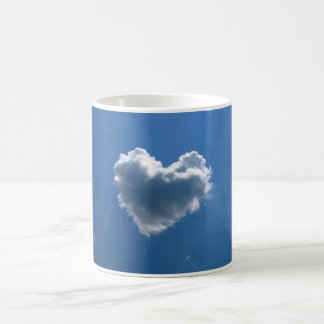 Caneca De Café Forma da nuvem de um coração