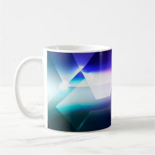 Caneca De Café forma hexagonal, fundo abstrato, arte,