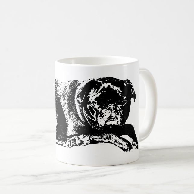 Caneca De Café Forma Negrita, Reflexões Aconchegantes (Frente Esquerda)