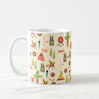 Caneca De Café formação com índios americanos