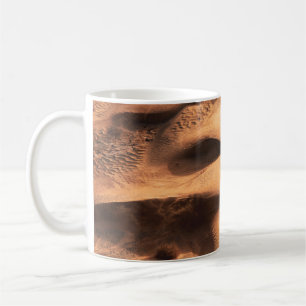 Caneca De Café Formação de areia castanha