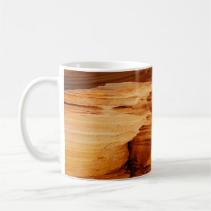 Caneca De Café Formação de rochas castanhas
