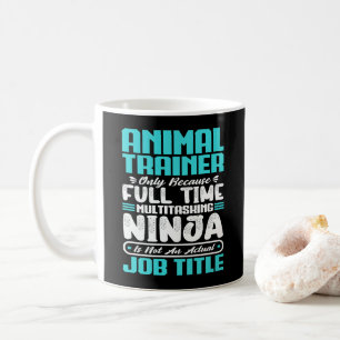Caneca De Café Formação em Animais Cargo Título Profissão Formaçã