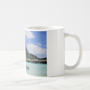 Caneca De Café Formação ideal do atol de Bora Bora Tahiti das
