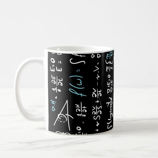 Caneca De Café Formações matemáticas professor de física (Esquerda)