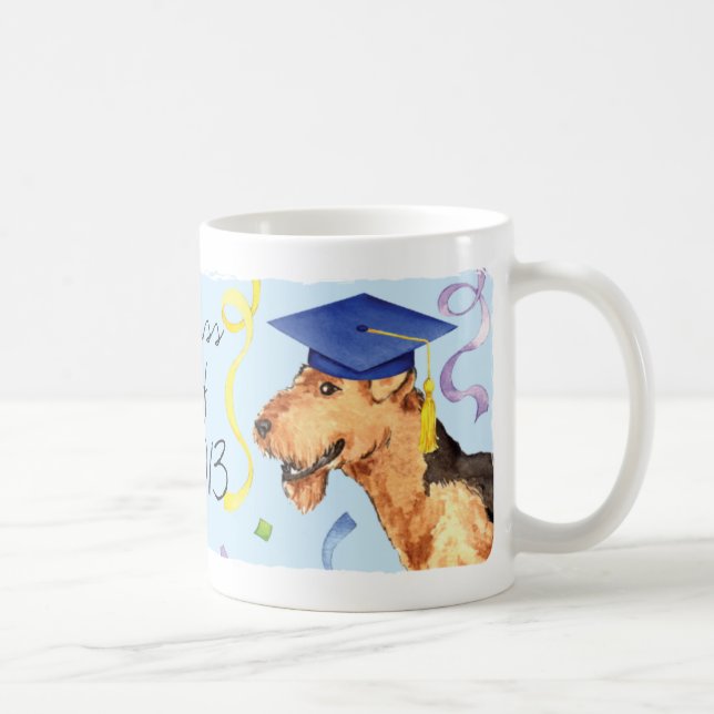 Caneca De Café Formando Airedale (Direita)