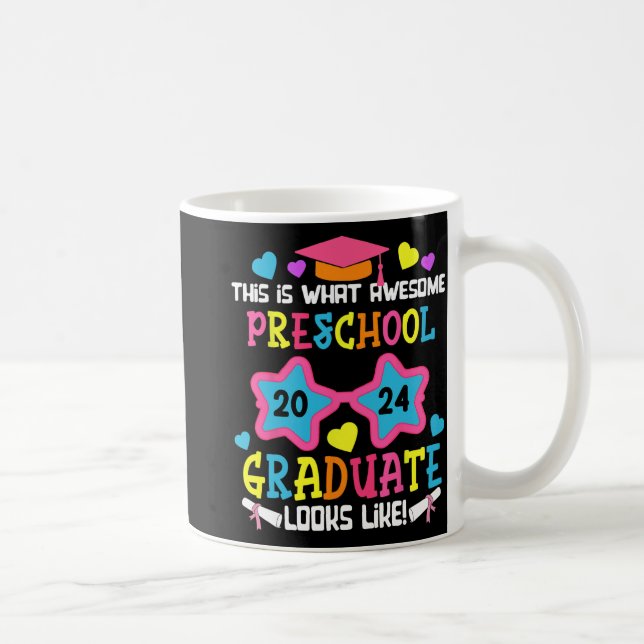 Caneca De Café Formando Da Pré-Escola Parece Com A Graduação Cl 2 (Direita)