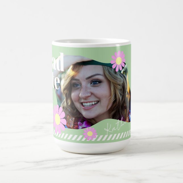 Caneca De Café Formando Daisy Photo Green (Centro)