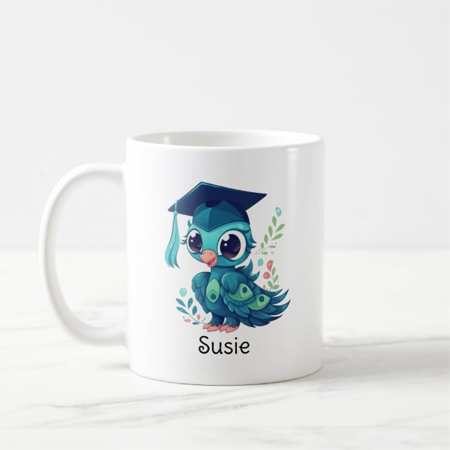 Caneca De Café Formando de jardim de infância personalizado para  (Esquerda)