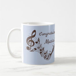 Caneca De Café Formando musical para estudantes