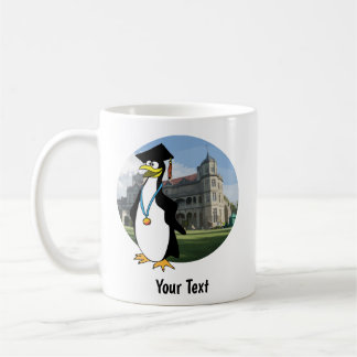 Caneca De Café Formando Pinguim Feliz