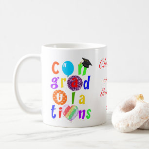 Caneca De Café Formandos Parabéns Tipografia