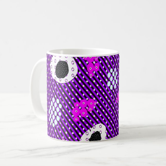 Caneca De Café Formas geométricas (Frente Esquerda)