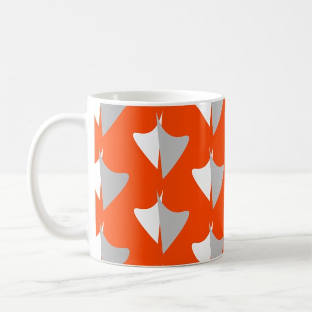 Caneca De Café Formas geométricas retrorreflectoras com padrão se (Esquerda)