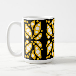 Caneca De Café Formas orgânicas fluxo abstrato