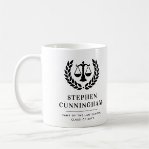 Caneca De Café Formatação Personalizada da Escola de Direito Mode