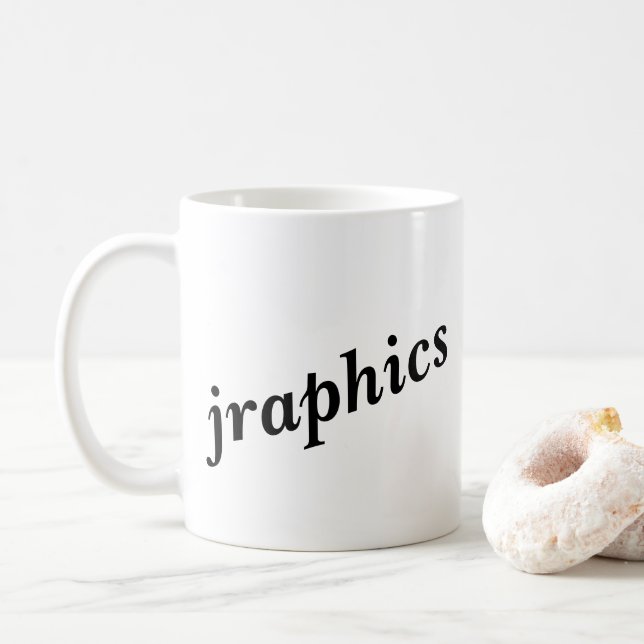 Caneca De Café formato do intercâmbio do jraphics (Com Donut)