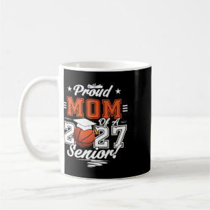 Caneca De Café Formatura 2026 Mãe Orgulhosa De Um Veterano De Bas