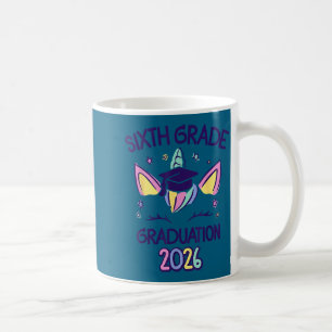 Caneca De Café formatura da 6ª série unicórnio menina da sexta sé