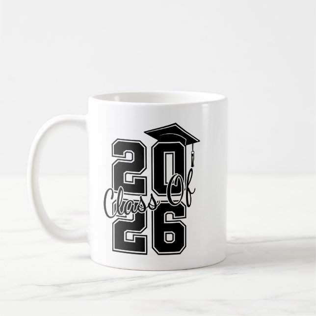 Caneca De Café Formatura da Turma de 2025 Foto Personalizada (Esquerda)