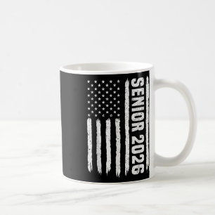 Caneca De Café Formatura da turma de 2026 Bandeira americana volt