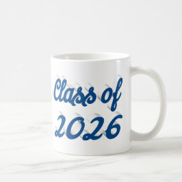 Caneca De Café Formatura da turma de 2026 em azul 