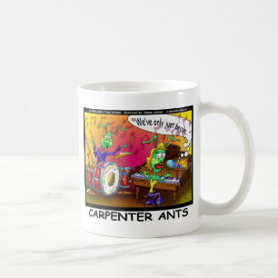 Caneca De Café Formigas Carpinteiras Presentes Engraçados e Colec