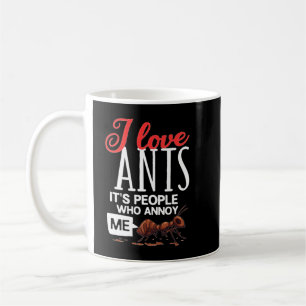 Caneca De Café Formigas Fazendeiras Que Mantêm O Prêmio De Inseto