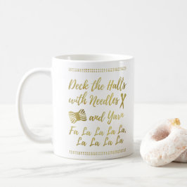 Caneca De Café Formigueiro - Traje o Yarn e Artesanatos Faux Dour