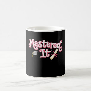Caneca De Café Formou-se Graduação Mestrado Graduado