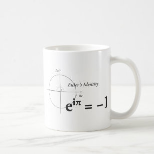 Caneca De Café Fórmula da matemática da identidade de Euler