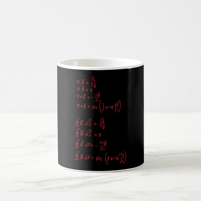 Caneca De Café Fórmula de Física (Centro)