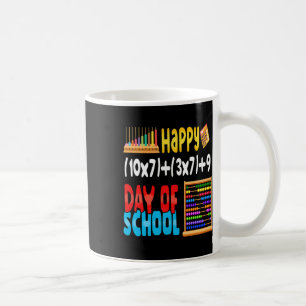 Caneca De Café Fórmula Matemática 100 Dias De Escola Para Estudan