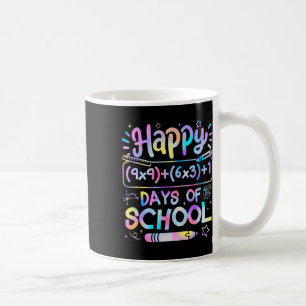 Caneca De Café Fórmula Matemática 100 Dias De Escola Professor De