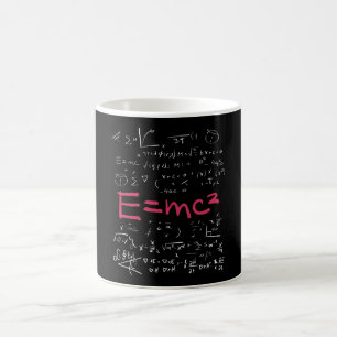 Caneca De Café Fórmulas de Física e Matemática EMC2