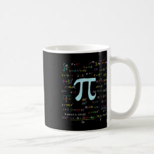 Caneca De Café Fórmulas De Nerdy Mathematicians Pi
