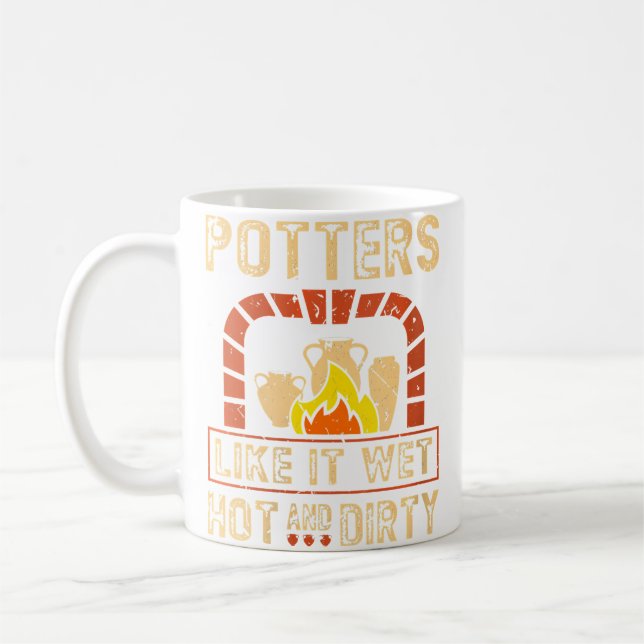 Caneca De Café Forno de Olaria Engraçado Citação de Artistas de C (Esquerda)