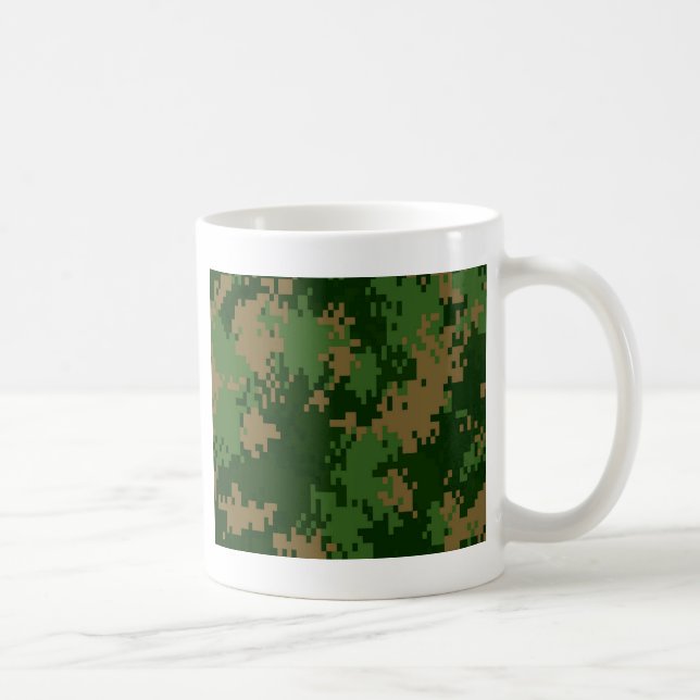 Caneca De Café Forrest Camo (Direita)