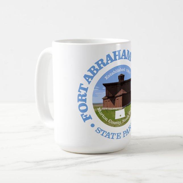 Caneca De Café Fort Abraham Lincoln SP (Frente Esquerda)