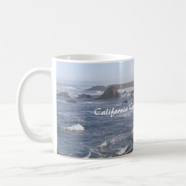 Caneca De Café Fort Bragg California Coastline (Esquerda)