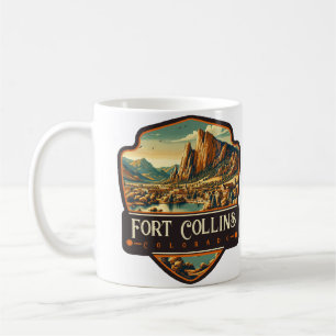 Caneca De Café Fort Collins, Colorado Vintage