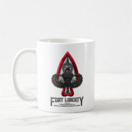 Caneca De Café Fort Liberty White Coffee Mug