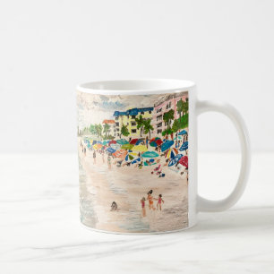 Caneca De Café "Fort Myer's Beach" pintando Mug