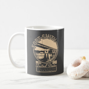 CANECA DE CAFÉ FORT SMITH ARKANSAS - CIDADE DE FORT SMITH VINTAGE