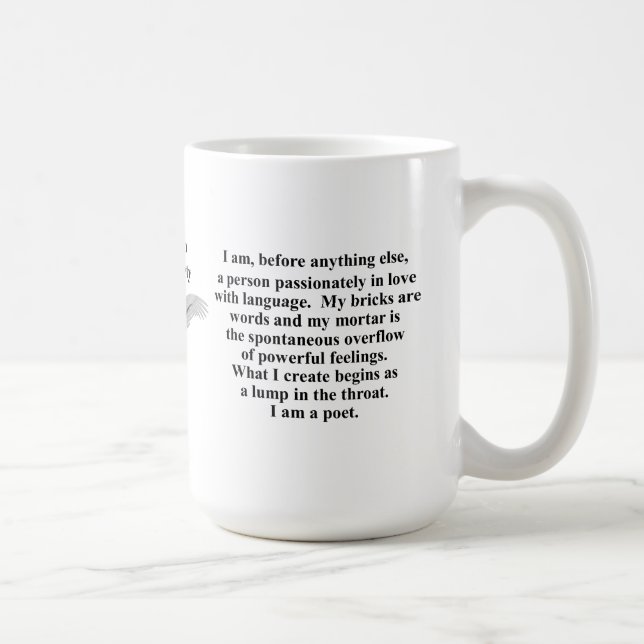 Caneca De Café Fort Worth Poetry Society Café Mug (Direita)