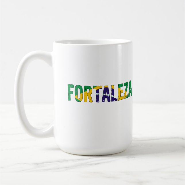 Caneca De Café Fortaleza Brasil (Esquerda)