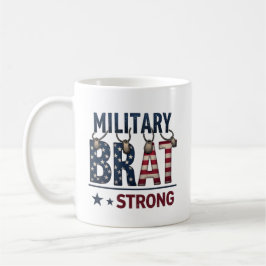 Caneca De Café Forte Brat Militar