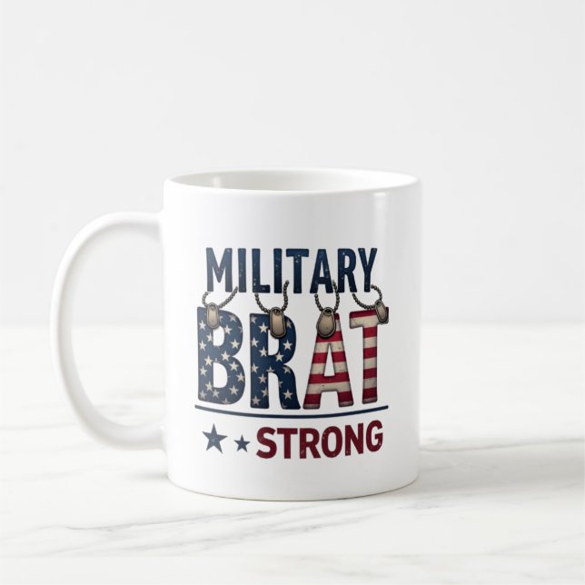 Caneca De Café Forte Brat Militar (Esquerda)